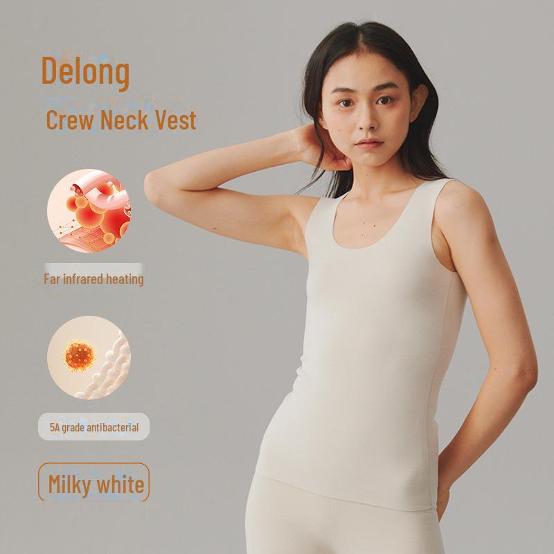 Женский толстый немецкий бархатный утепленный бесшовный зимний жилет