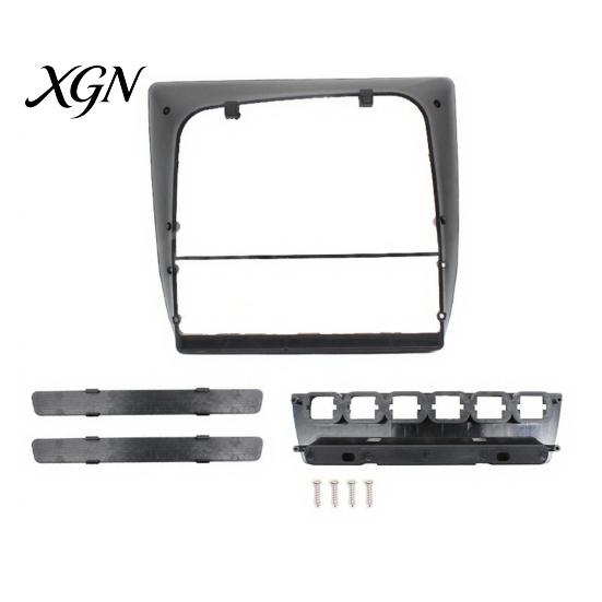 Car Interior Upgrade Kit 9-Inch Navigation Fascia Frame for LADA 2110/2111/2112, Dash Mounting Automotive Switch Panel Cover Android Screen,