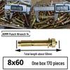 National Standard M6-M12 Expansion Bolts & Screws: Iron-plated, Galvanized, and Explosion Bolts