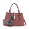 Winter Handle Bag For Women PU Leather Shoulder Bag Hairball Crossbody Bag Retro Handle Totes Designer Mommy Bags
