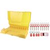 Lockout Tagout Station 10 Padlock 20 Key 10 Tag 4 Buckle Lockout Station with Cover