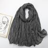 2024 Spring And Autumn Winter New Cotton And Hemp Long Thin Scarf Travel Versatile Sunscreen Warm Shawl For Women