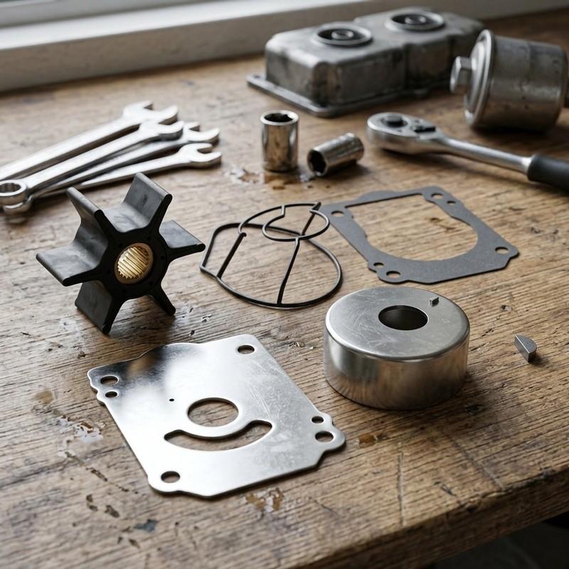 Water Pump Impeller Kit For Suzuki 4 For 150 200HP For Outboard Motor Replaces 17400 96J02 17400 96J00 17400 96J04 Parts