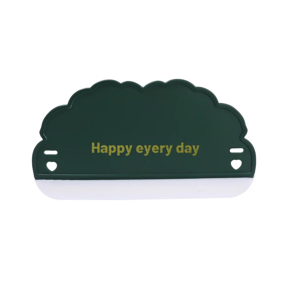 Силиконовая доска для мытья стекол в форме мини-облака, скребок для мытья окон, щетка для чистки зеркал в ванной, бытовые чистящие средства