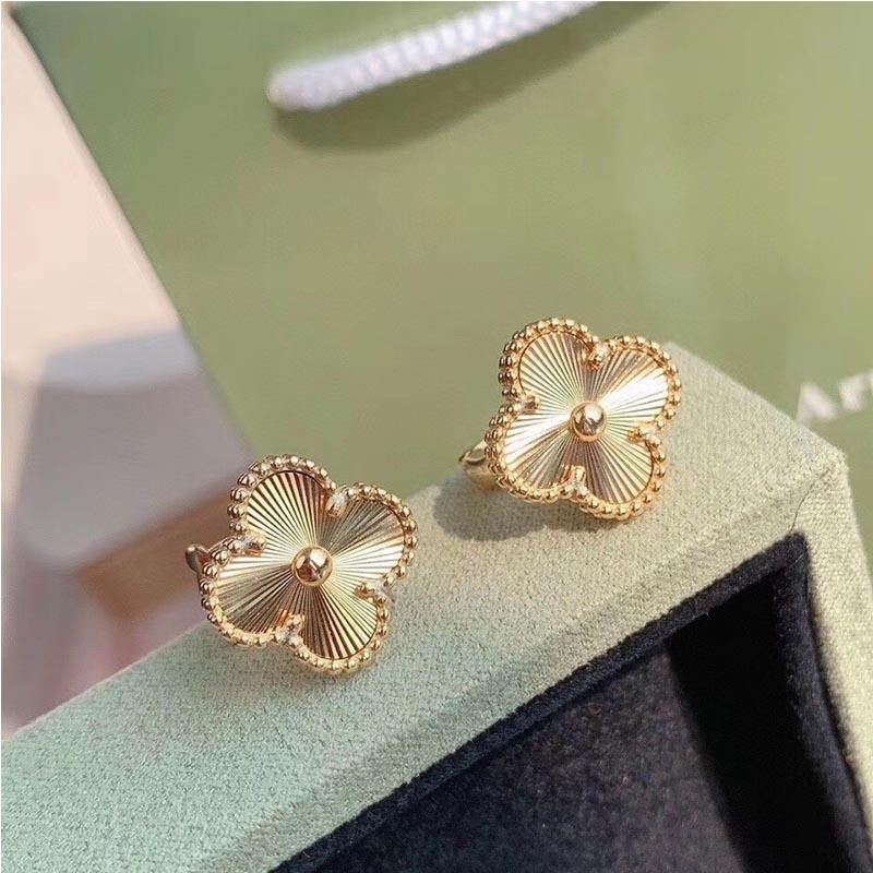 Серьги Four Leaf Grass, легкие роскошные белые рябчики с красным агатом и малахитом, женские серьги-гвоздики