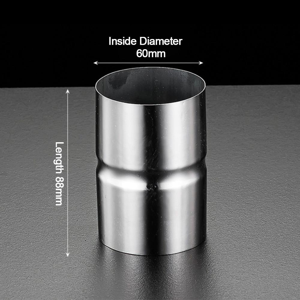 Новый фитинг для труб из нержавеющей стали, круглый прямой, серебристый переходник для труб