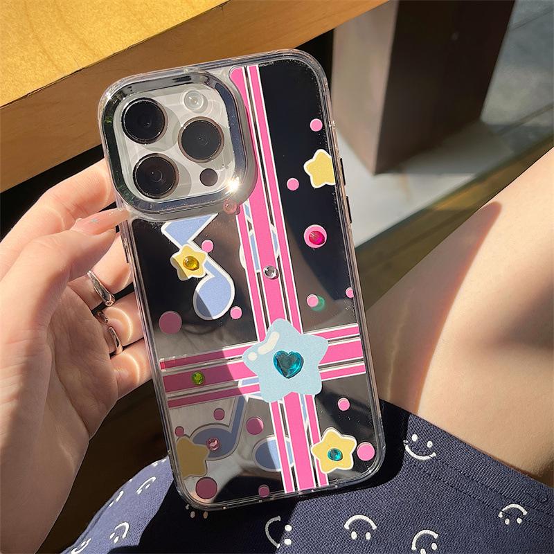 Чехол для iPhone Zhitai: Совместимо с 13 Pro, 14, 15, 16; Характеристики: Зеркало и браслет «три в одном», подходит для моделей Apple 12 и 78.