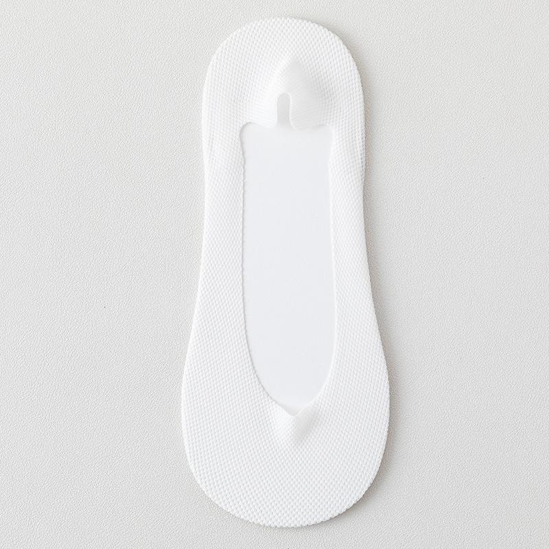 5 пар женских хлопковых летних тонких сетчатых дышащих впитывающих пот нескользящих носков с невидимыми носками