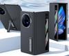 Чехол для телефона Vivo XFold3 Металлический держатель Умное окно Натуральная кожа Противоударный чехол для телефона Vivo XFold3Pro