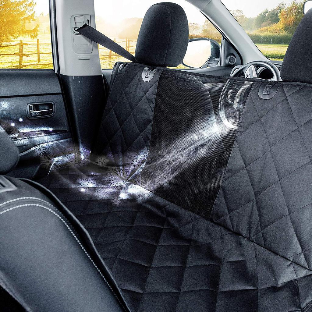 Car Back Seat Pet & People Mat - Stain-Proof, Waterproof Dog Seat Cover