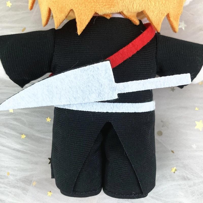 Anime BLEACH Kuchiki Byakuya Kurosaki Ichigo Cosplay Plush Doll Toy 20cm Cute Soft Stuffed Pillow Kids Gift