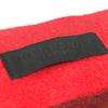 BURBERRY Prorsum Check pattern short Scarf Cashmere Red Unused