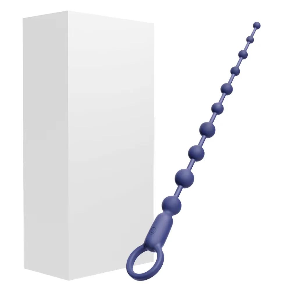 Силиконовые анальные бусины вибраторы анальная пробка стимулятор мужской стимулятор простаты женский мастурбатор анальное кольцо бусины товары для взрослых