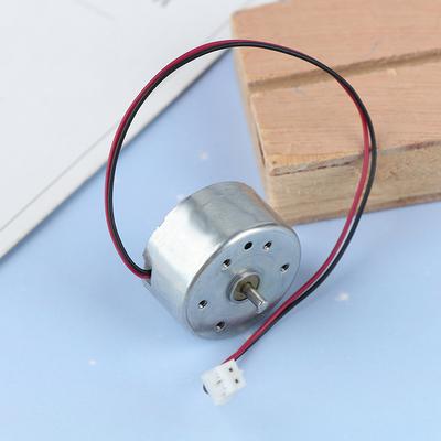 Мини-двигатель RF-300C 300 постоянного тока 1,5 В - 6 В 7000 об/мин Микро 24,4 мм Круглый шпиндельный двигатель Низкий ток DIY Вентилятор на солнечной энергии Хобби Игрушка Модель