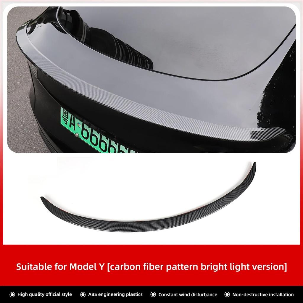 LUCKEASY For Tesla Model Y -2023 Car Styling Accessories ABS SPORT High-performance Rear Trunk Spoiler Wing Tail