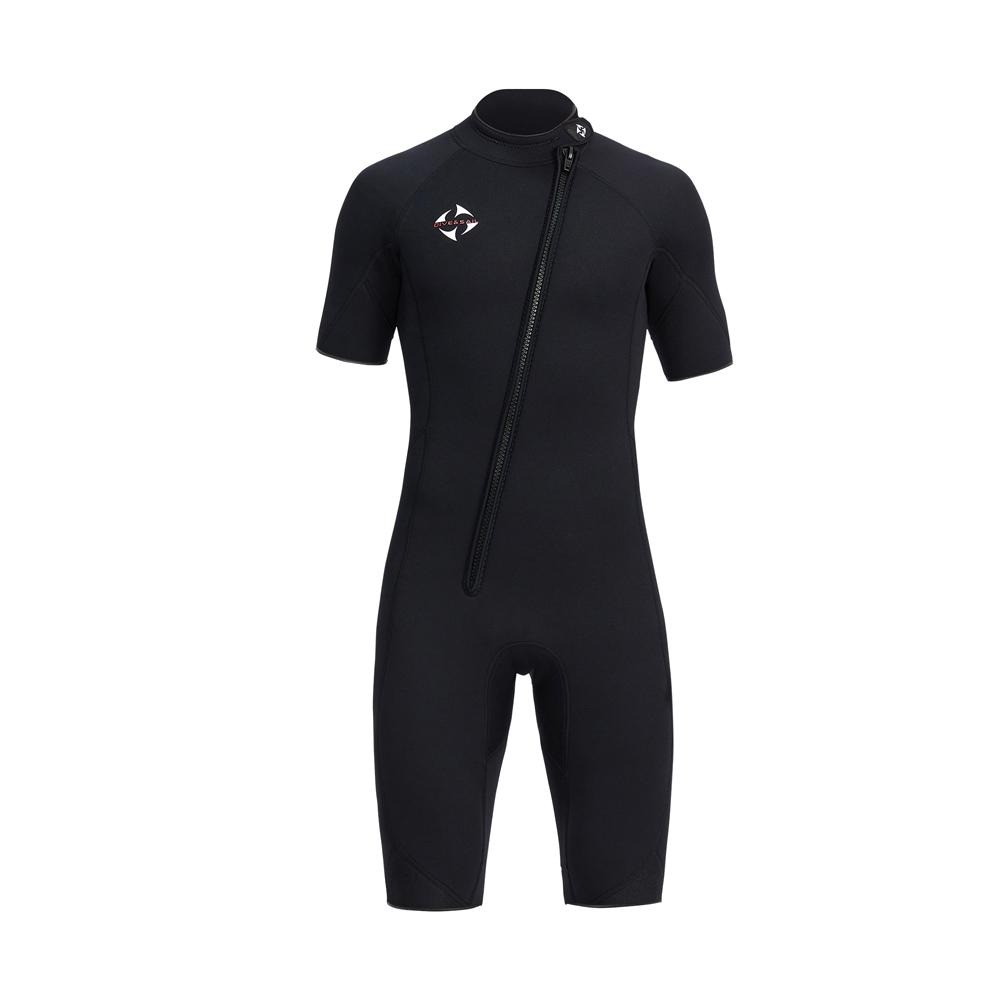 Мужской короткий гидрокостюм из неопрена 3 мм с короткими рукавами, толстый, сохраняющий тепло, костюм для подводного плавания, серфинга, медуз, подводного плавания, купальный костюм