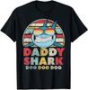 Футболка унисекс Daddy Shark Doo Doo Doo, забавная черная винтажная футболка