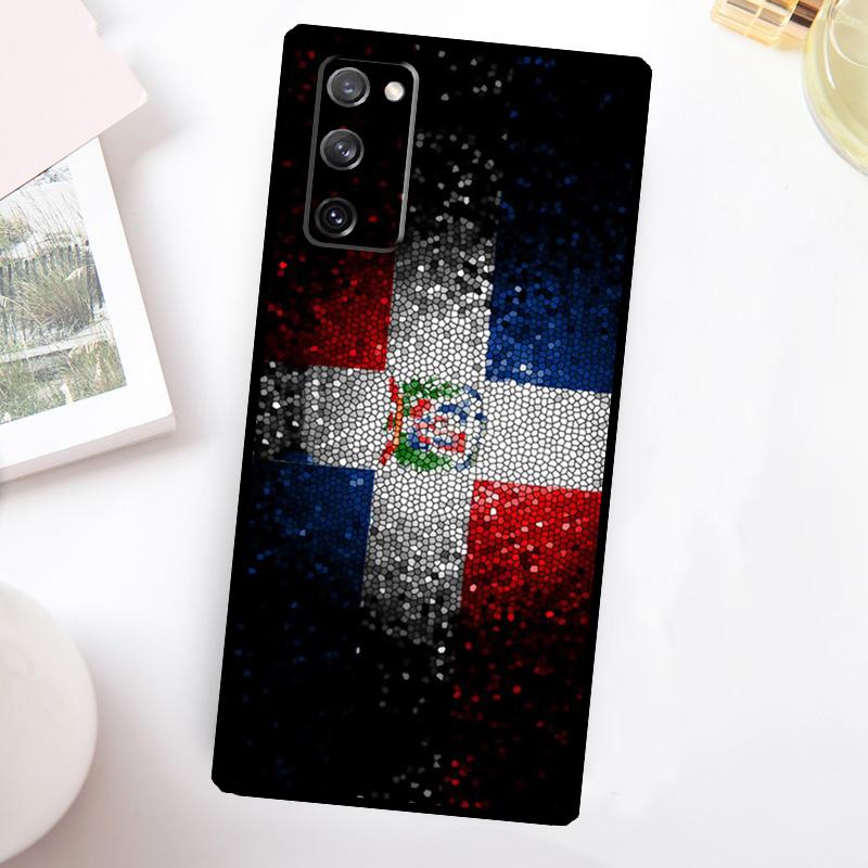 Dominican Republic Flag Phone Case For Samsung Galaxy S25 Ultra S24 FE S20 S21 FE S22 S23 Plus S9 S10 S25 FE Cover
