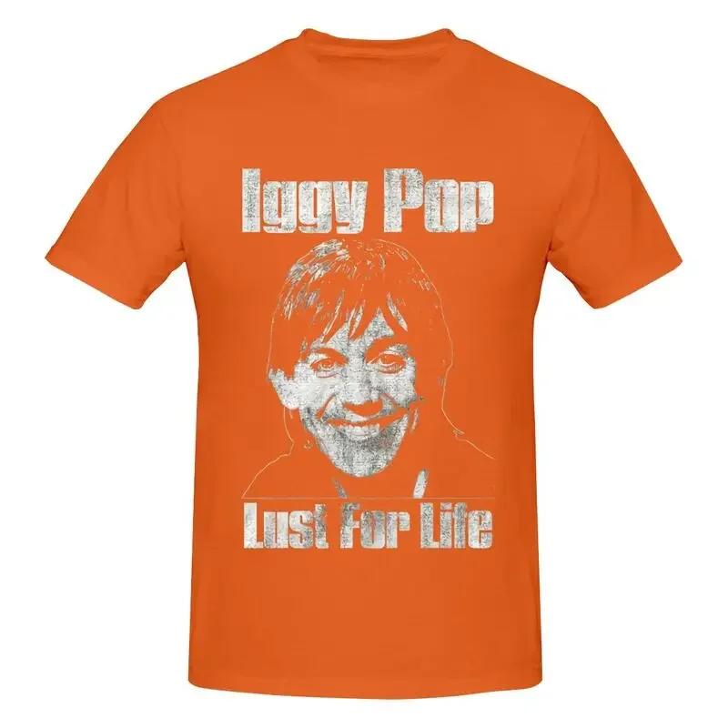 Игги Поп Lust For Life Мужская лицензионная футболка с рок-н-ролльной группой Stooges Футболка Футболка Поп Классика