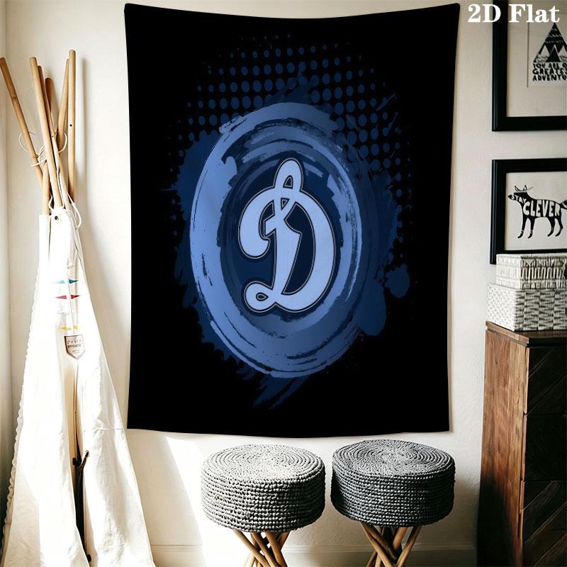 Dynamo Moscow Quest Wall Hanging Printed Fabric Blanket Decorative Tapestries for Bedroom Living Room Home Decor