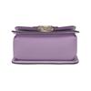 Longchamp Box Trot Series 18 Button Flap Adjustable Shoulder Strap Calfskin Small Square Bag Women Shoulder Bag Lilac 10174HAU356