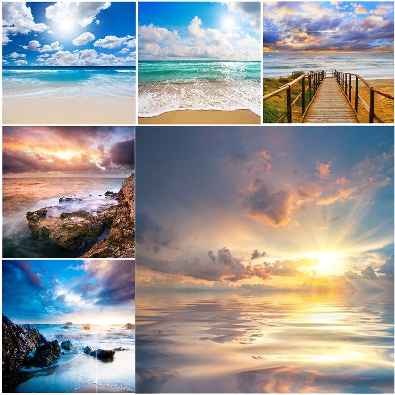 Party Decorations,Seaside Landscape Sunset Photo Wall Paper for Walls Living Room Dining Room Backdrop Wall Decor