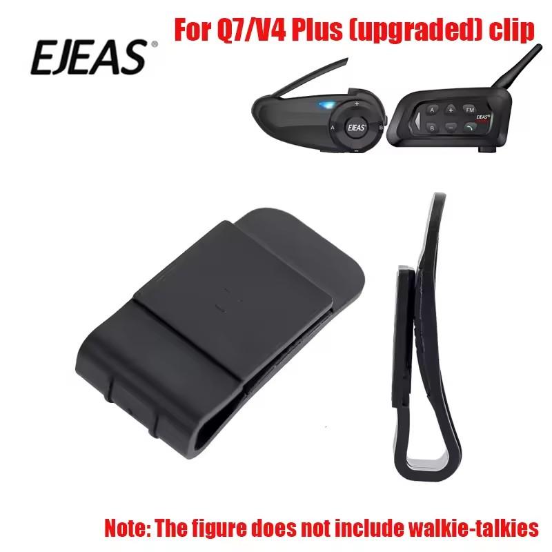 Оригинальные наушники для EJEAS V6 PRO+/V4 PLUS с разъемом Type-C, гарнитура для мотошлема с динамиком и микрофоном, опциональный зажим и основание