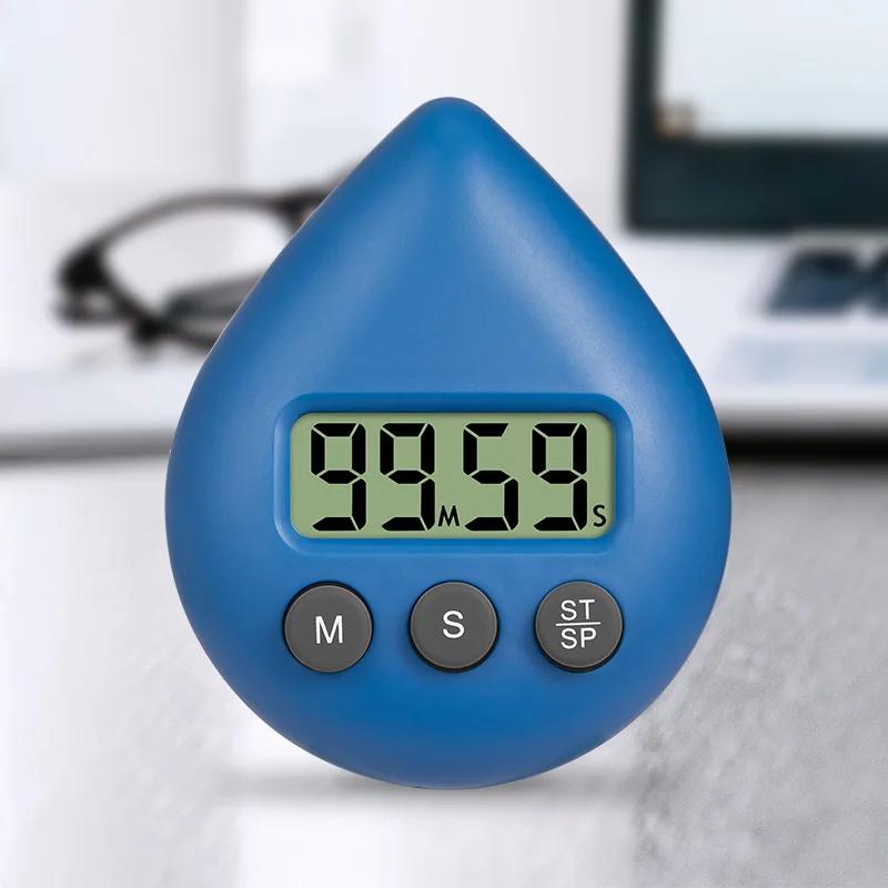 Digital Shower Timer Waterproof Energy Saver Bathroom Electronic Countdown Water Drop Alarm Clock
