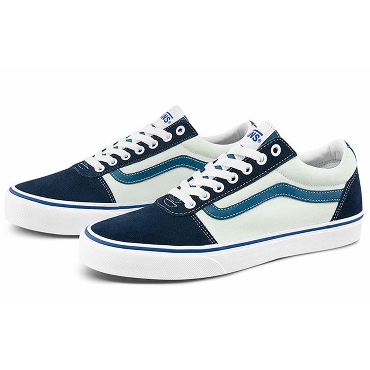 Vans Ward Active Low Top Skate Shoes Unisex Sneakers Blue White Morandi VN0A36EM3Q9