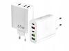 65W Fast Wall Charger: 2x USB-C PowerDelivery 3x USB-A QC 3.0 White