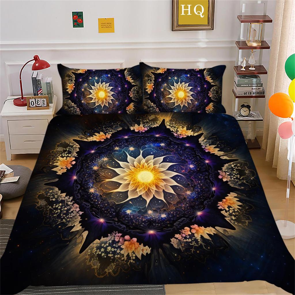 Bohemian Home Bedding Set Bedroom Quilt Cover Pillow Cover Bedding Set AU/EU/US Full Size Bedding Set Extra Large