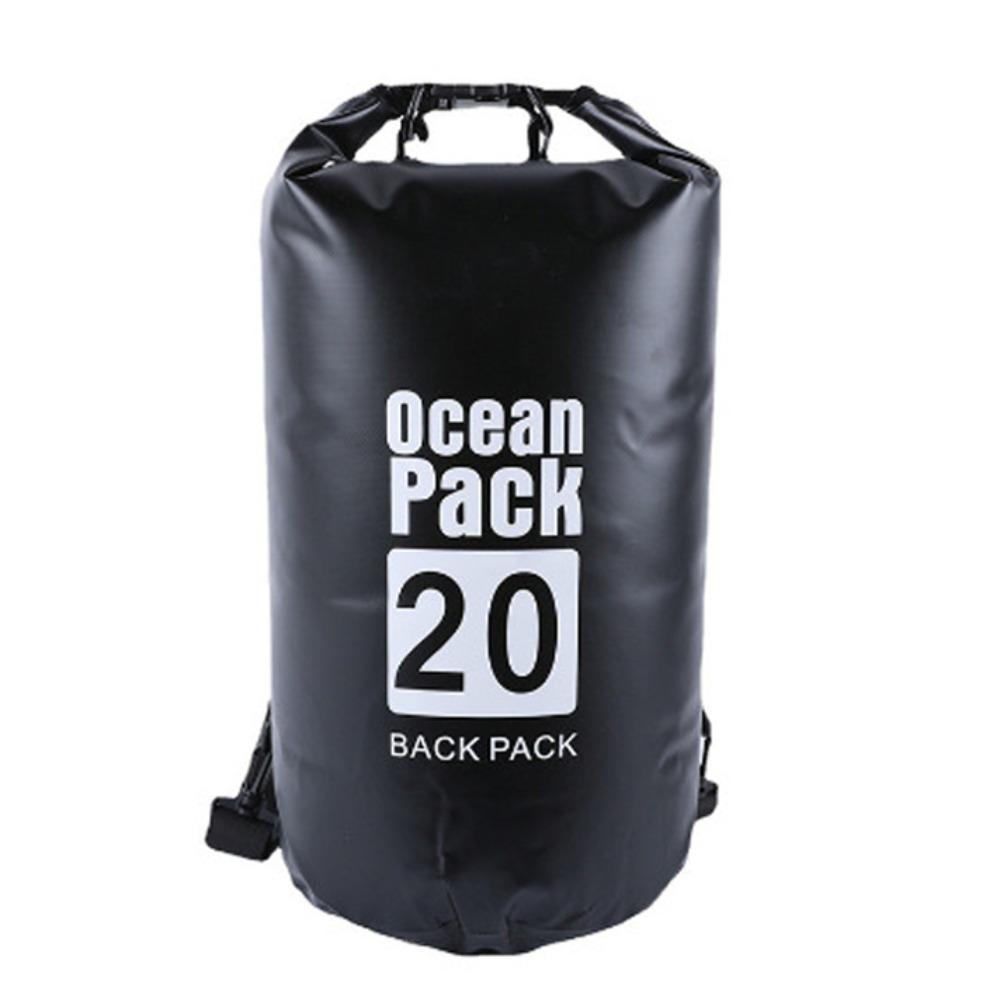 20L Waterproof Dry Bag Large-Capacity Beach Backpack Swimming Bucket Bag  Fishing Hiking