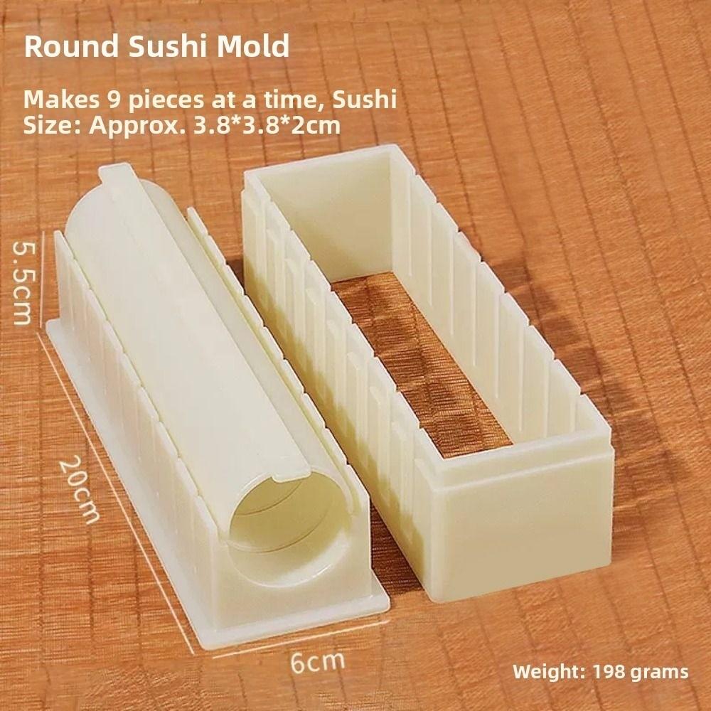 Многоразовый набор форм для роллов суши Круглая/Квадратная/В форме сердца 9 Суши Суши Мейкер Оборудование Пищевой Многофункциональный