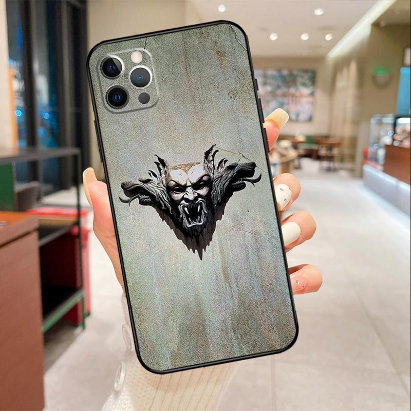 Чехол для телефона с Дракулой для iPhone 16 15 14 13 12 11 Pro Max Mini X XS XR 6 Plus Задняя крышка