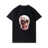 Plus Size 30 Patterns Cotton Harajuku Men T-Shirt Skull Print Tees Round Neck T Shirt Casual Tops