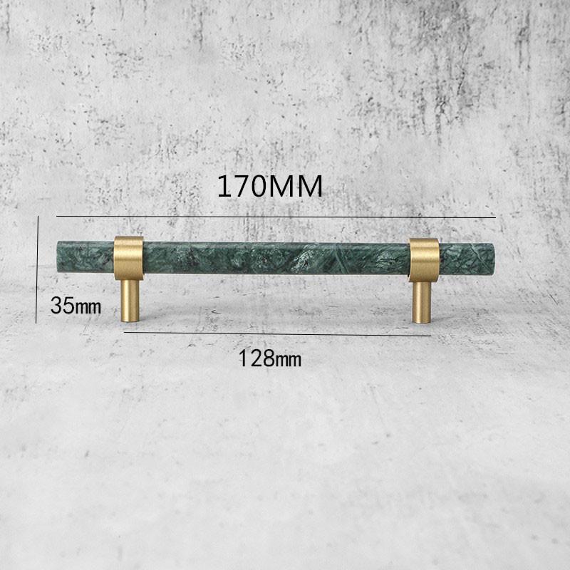 Long Bar Natural Marble Wardrobe Handle Cabinet Drawer Door Knobs Brass Furniture Handles For Kitchen Shoe Wine Cupboard Pulls