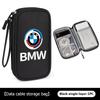 For BMW 3 Car Styling Digital Storage Bag Oxford Cloth Cable Tools Travel Purse For BMW M Sport M2 M3 M4 M5 M6 E46 E90 E60 F10 F20 E87 X3
