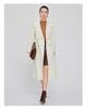 Sheep wool coat: elegant winter temperament, versatile for commuting, double-sided woolen women's coat