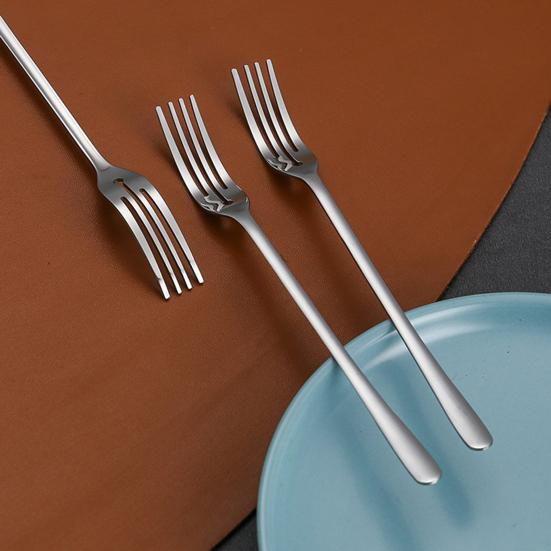 5 шт. Вилки для закусок и десертов из нержавеющей стали, вилки для салата, фруктов и дегустации, многофункциональные