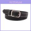Unisex Fashion Leather Belt With Metal Pin Closure For Casual And Business Attire