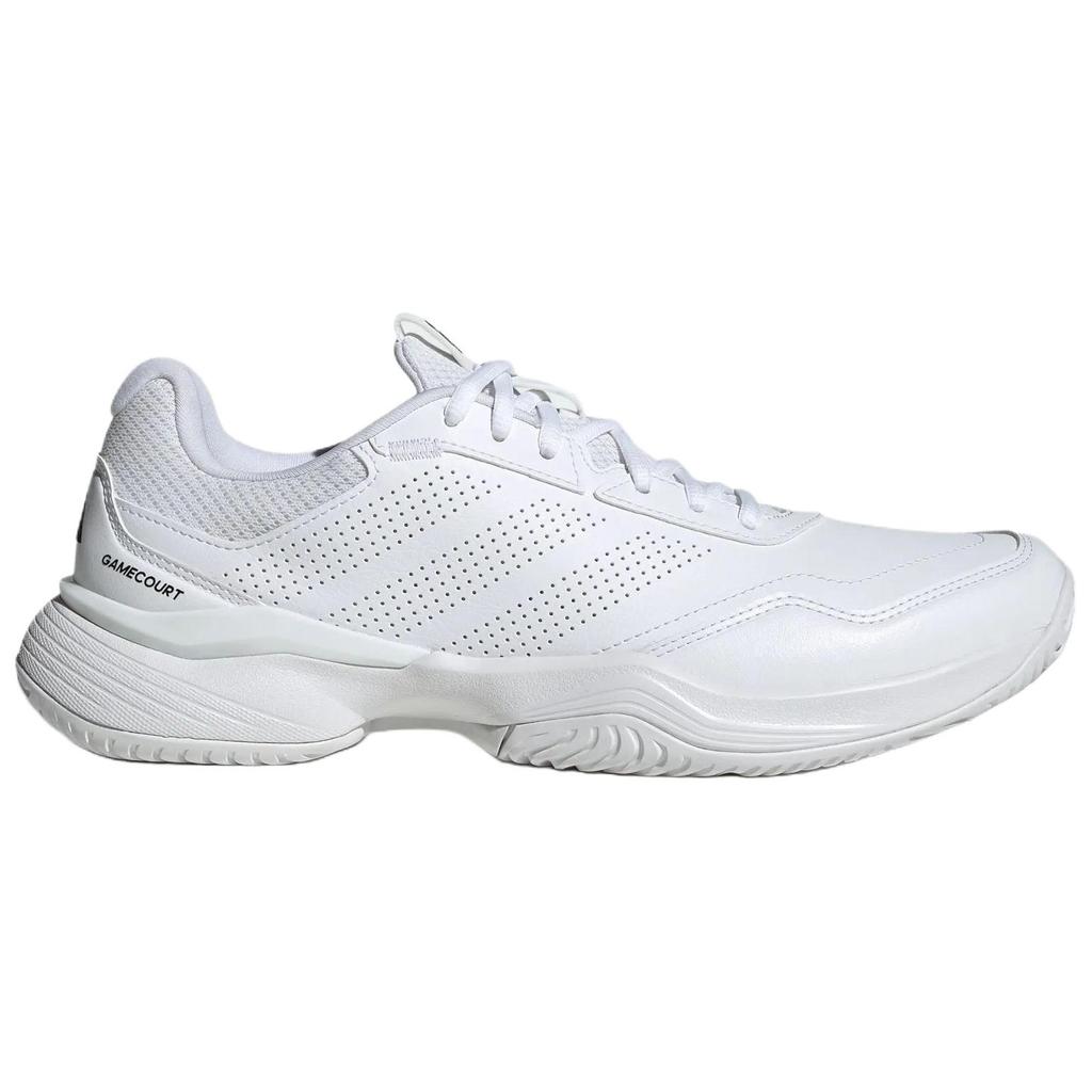 adidas Кроссовки для тенниса Game Court 3 из синтетической кожи, удобная посадка, мужские кроссовки, белые KI3606