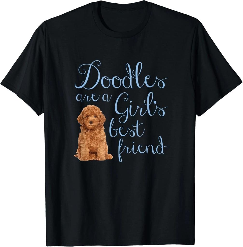 Doodles are a Girl's Best Friend Golden Labradoodle Dog Mom Gift Unisex T-Shirt