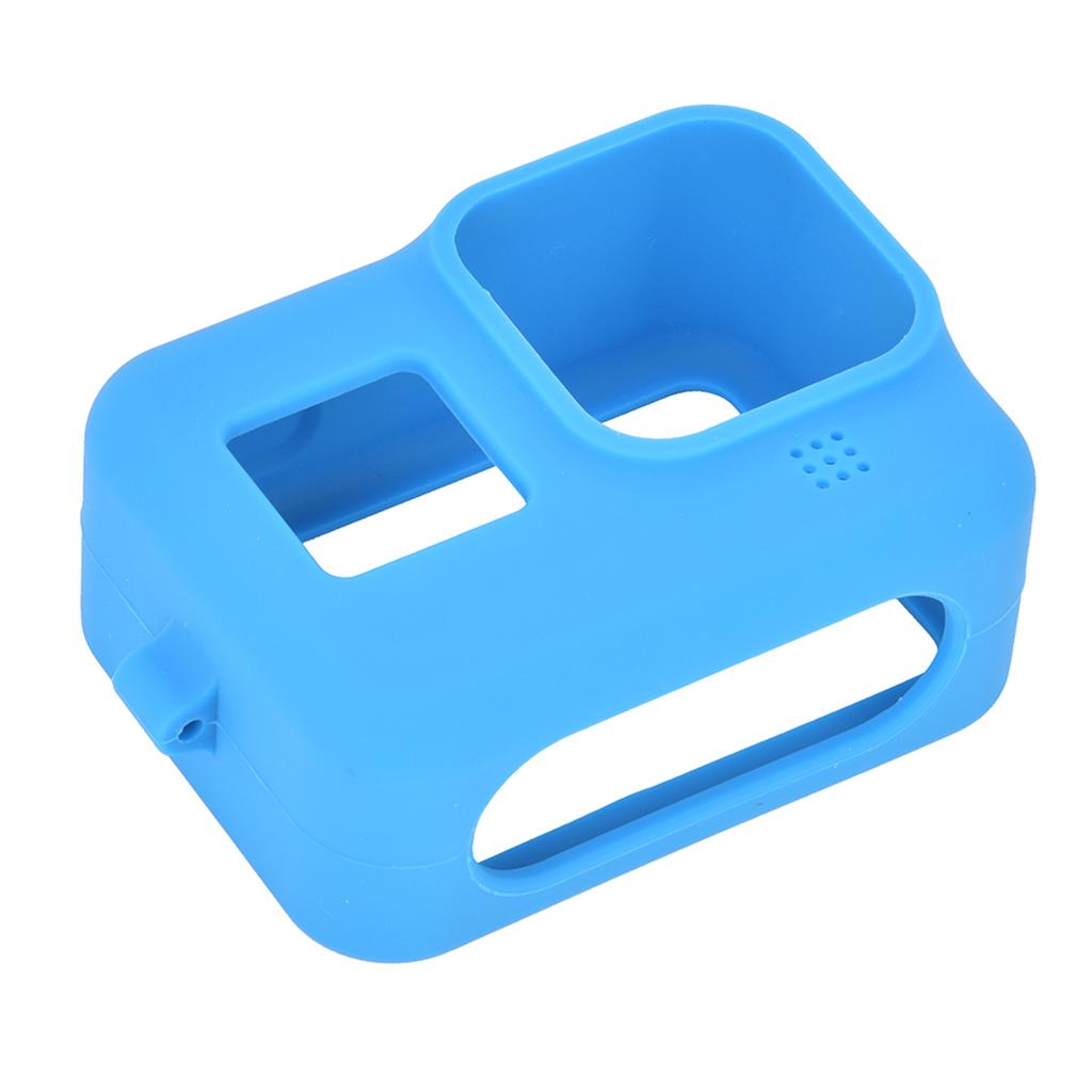 Silicone Anti Fall Protective Cover Case Accessory for 8 Action Camera(white )