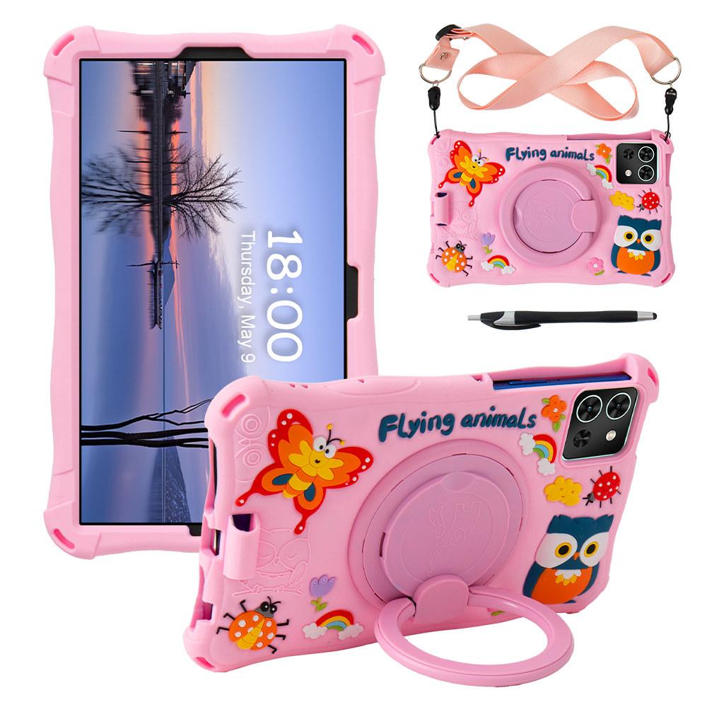 Вращающийся мультяшный мягкий чехол для Samsung Galaxy Tab A7 Lite A9 8.7 дюймов SM-T220 T225 SM-X110 X115 силиконовый детский чехол-подставка для планшета