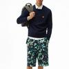 KENZO Sweaters Men's Blue Crew Neck Moderate Heavyweight FB65PU6423TA-79