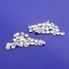 Round D Color Moissanite 17 Pcs 2.50 mm VVS1 Excellent Certified Gemstone Lot
