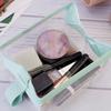 Large Capacity PVC Makeup Bag Magnetic Closure Cosmetic Pouch Portable Clear Toiletry Bags  Bath
