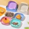 10PCS Plastic Fruit Plate Multifunctional Snack Dish Rectangular Candy Plate  Dining