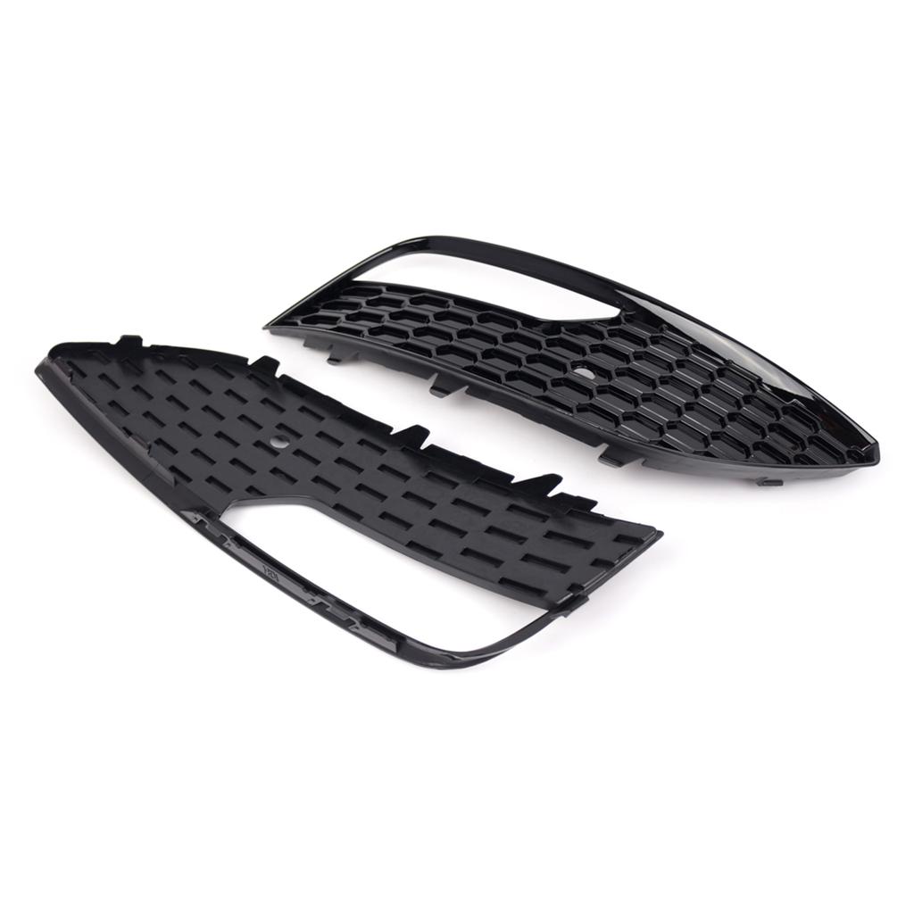 1 пара черных левых правых передних капотных противотуманных фар нижняя решетка решетки крышка для A3 2012-2016 8V3807681 8V3807682