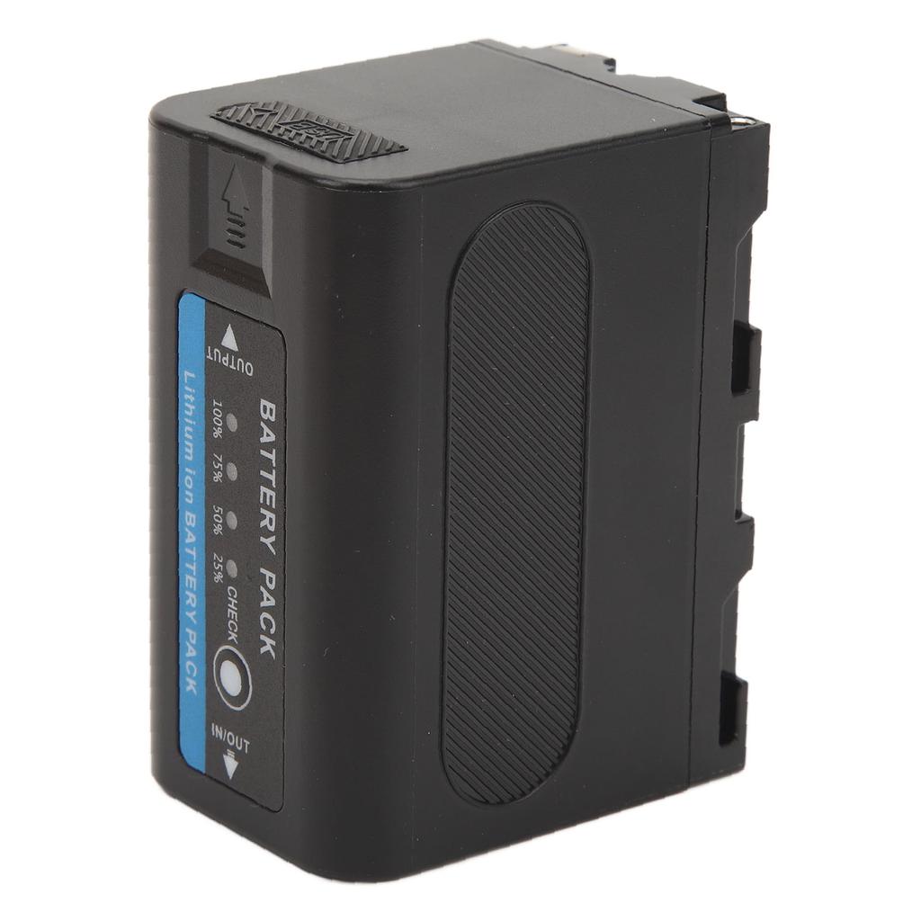 NP F770 Battery 5800mAh Li Ion Battery Type C Dual Charging Interface 30W Fast Charging for MC2500C